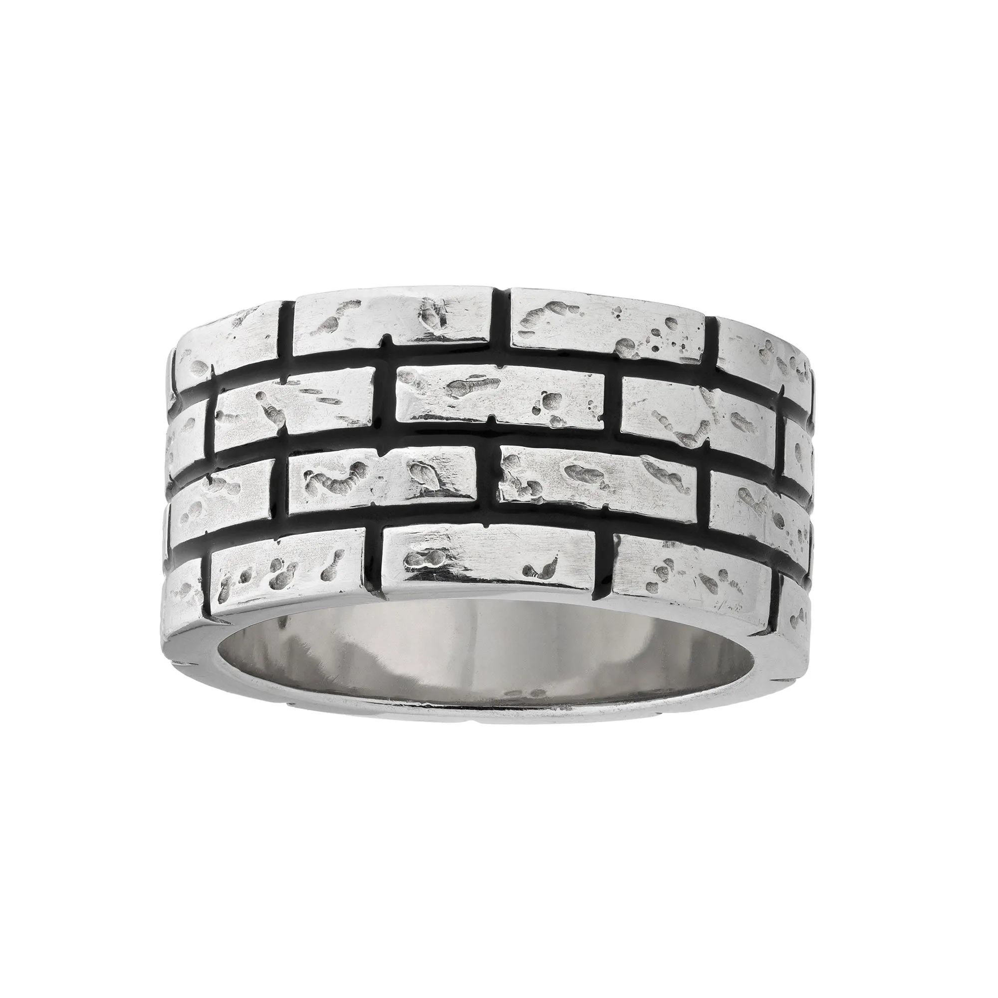 MURALES Silver Wide Band Ring sold by Marco Dal Maso product image thumbnail 3