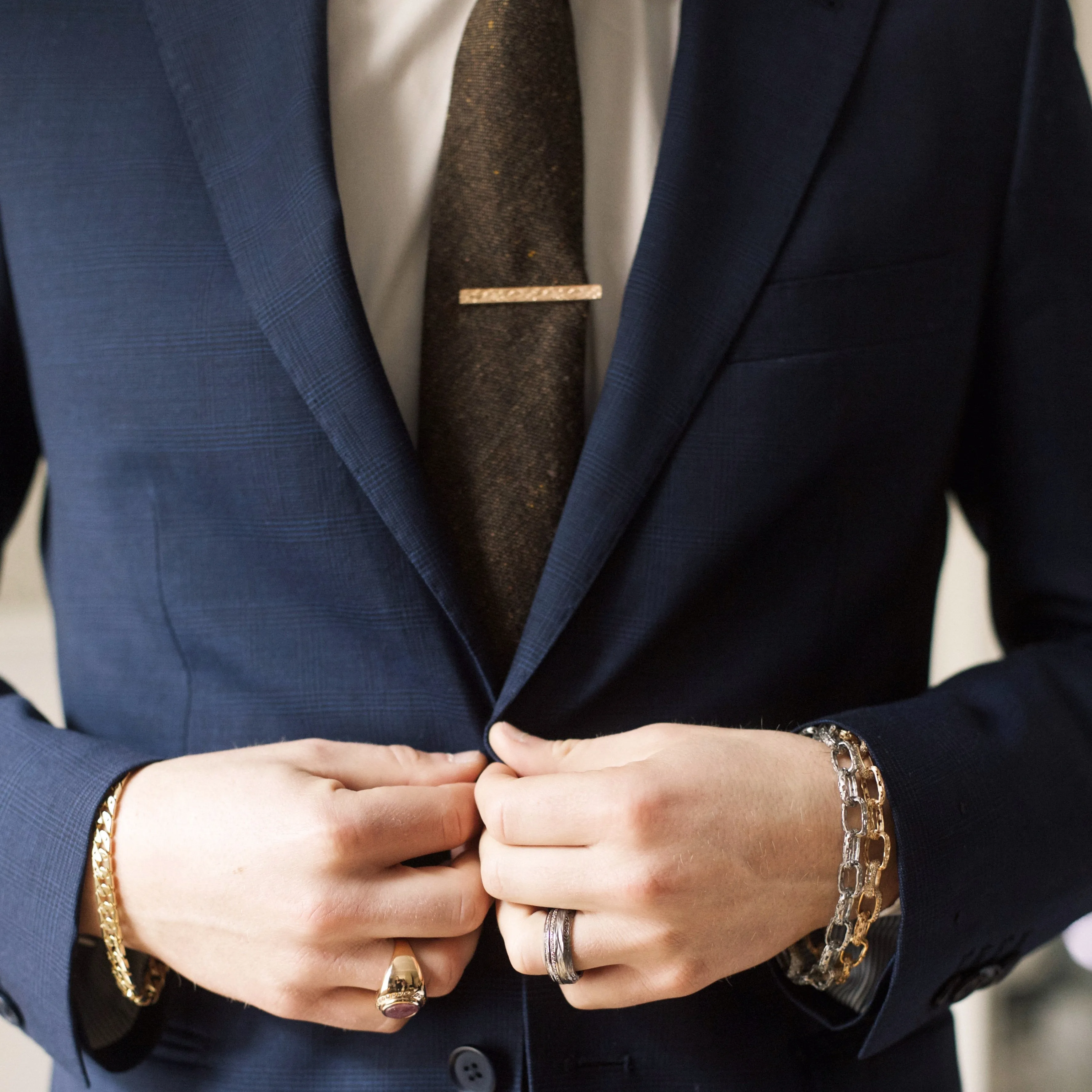 FLAMING TONGUE 18K Gold 9mm Bracelet with Diamonds sold by Marco Dal Maso product image thumbnail 2