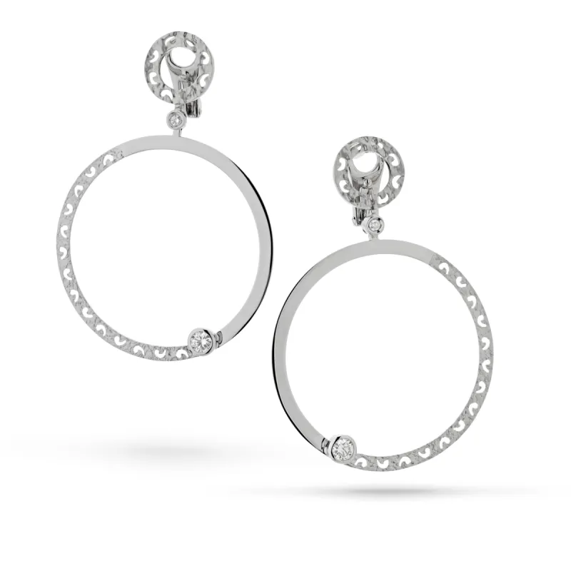 AMAIA Polished and Textured Hoop Earrings sold by Marco Dal Maso