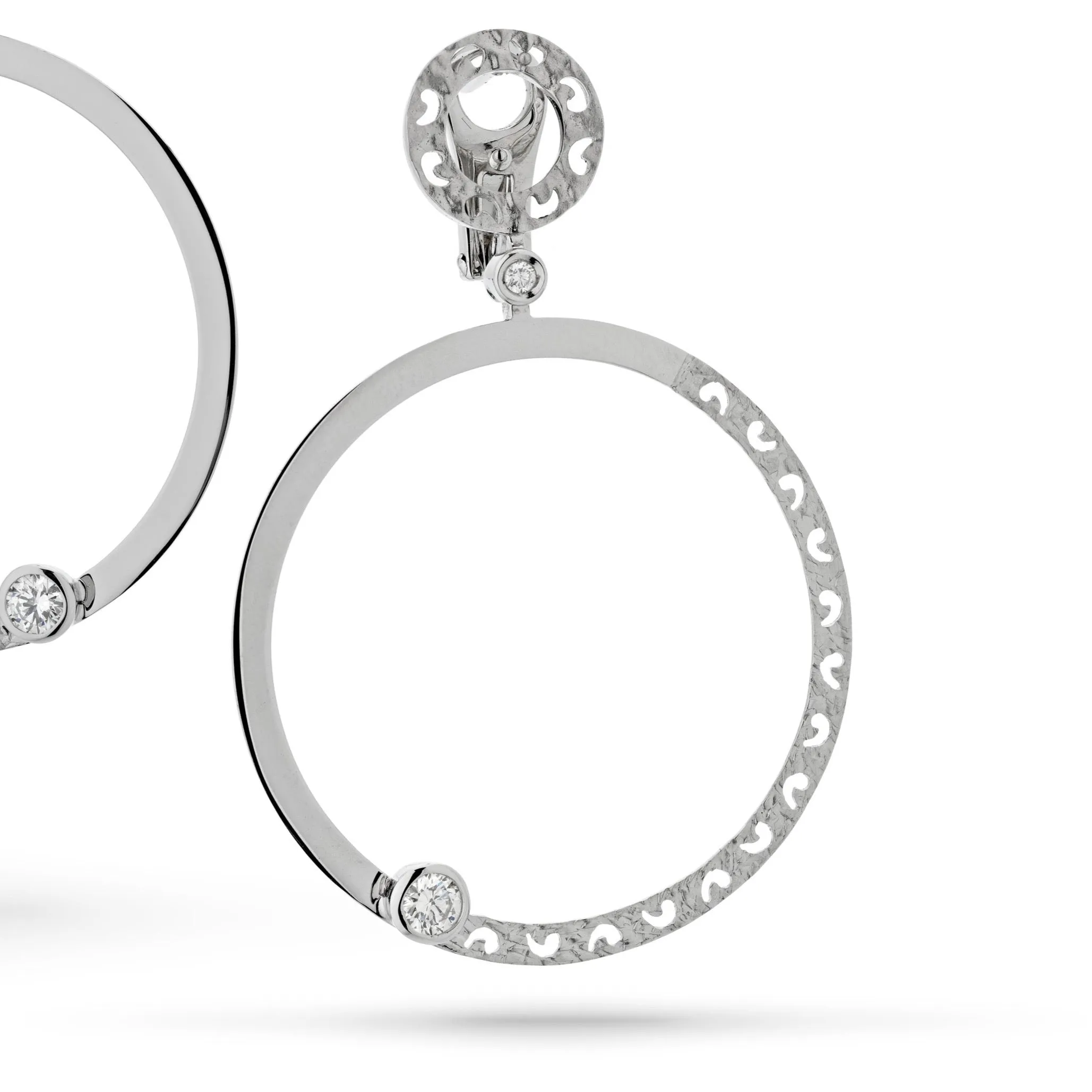 AMAIA Polished and Textured Hoop Earrings sold by Marco Dal Maso product image thumbnail 4