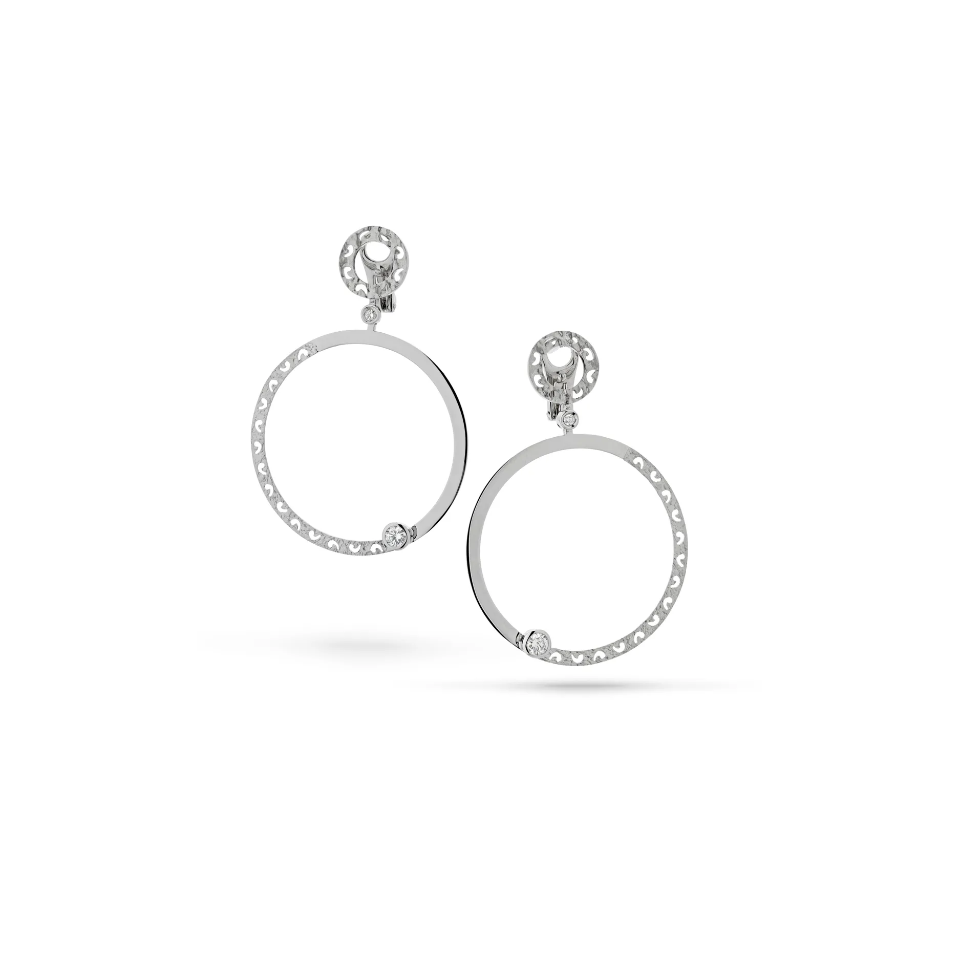 AMAIA Polished and Textured Hoop Earrings sold by Marco Dal Maso product image thumbnail 2