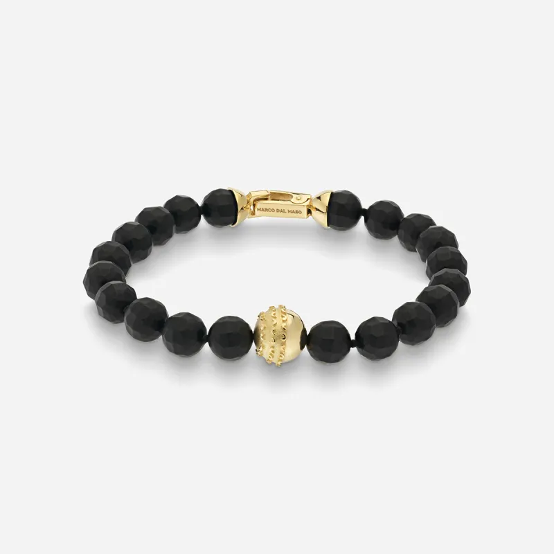 ICON Beaded Eternity Bracelet with Black Onyx sold by Marco Dal Maso