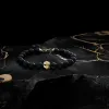 ICON Beaded Eternity Bracelet with Black Onyx sold by Marco Dal Maso