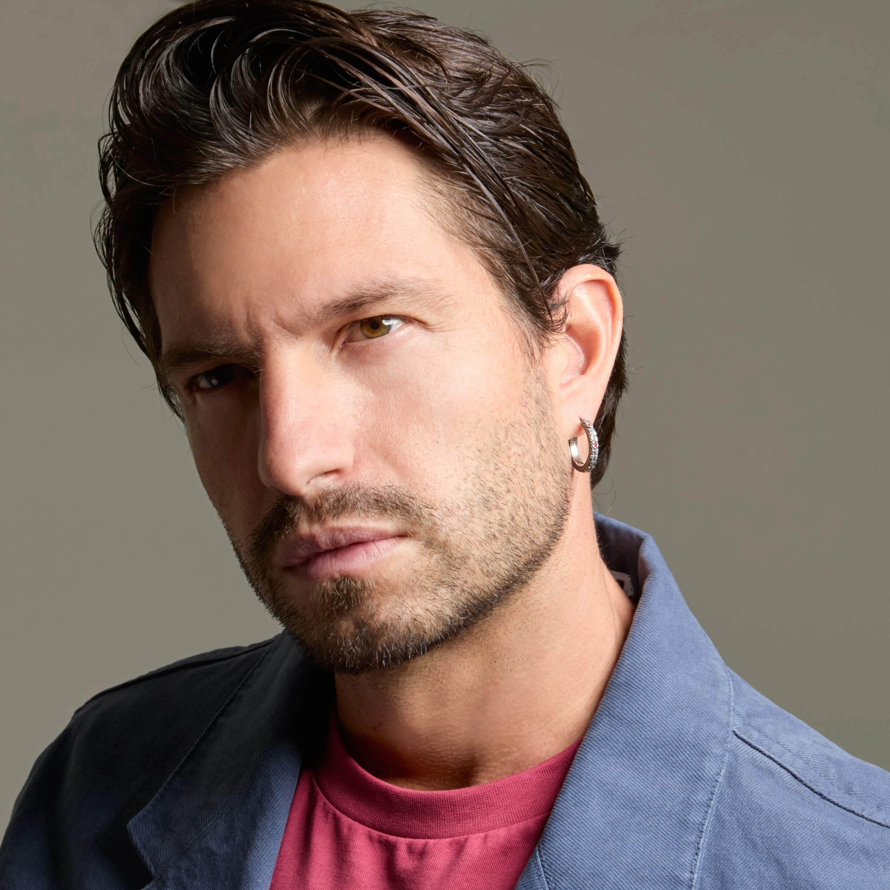 DIAMONDS'N'ROSES Floral Hoop Earring sold by Marco Dal Maso product image thumbnail 2