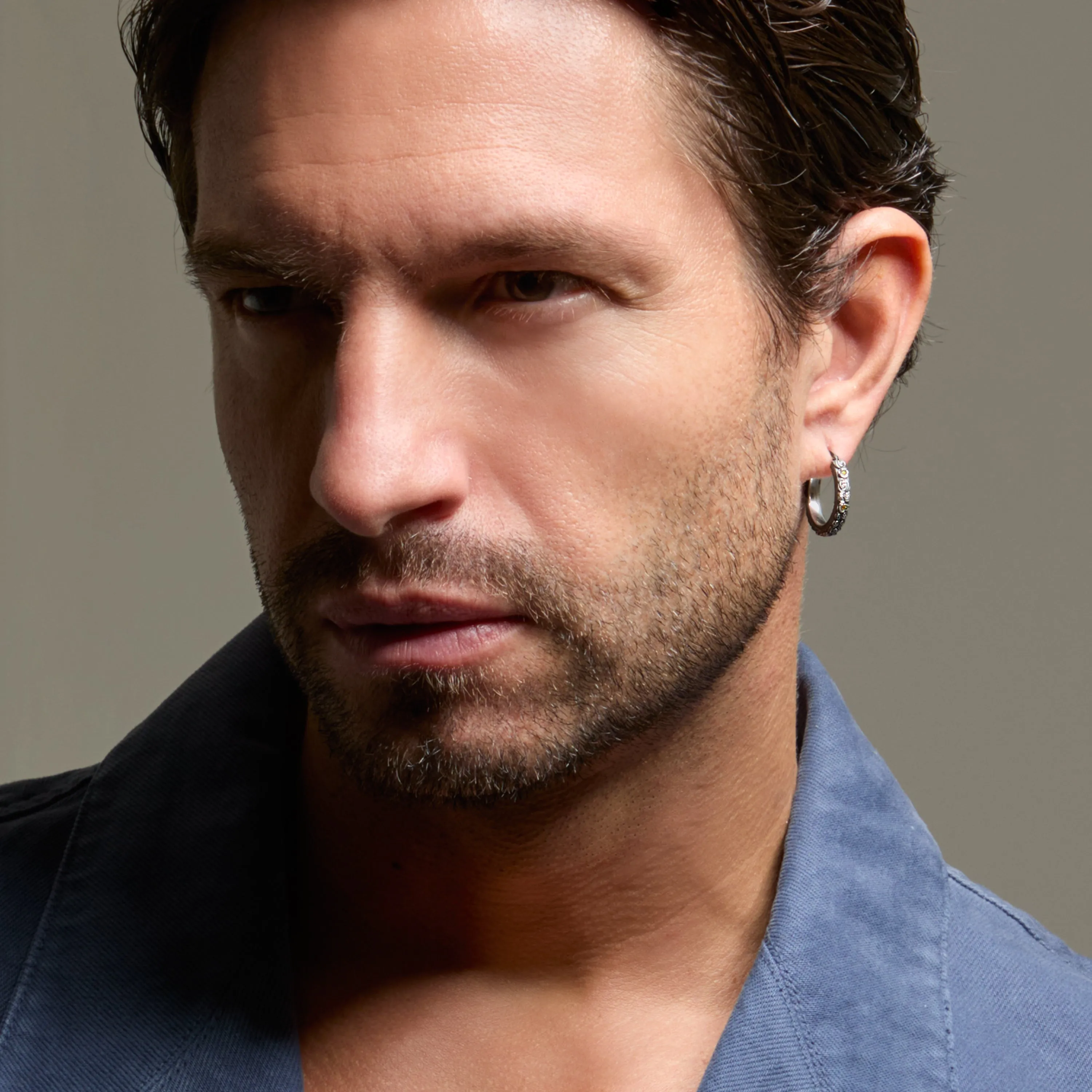 DIAMONDS'N'ROSES Floral Hoop Earring sold by Marco Dal Maso product image thumbnail 2