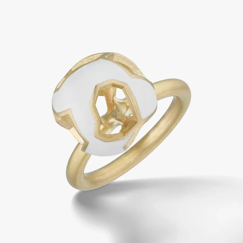 EXPLOSION OF JOY Grand Enamel Ring sold by Marco Dal Maso