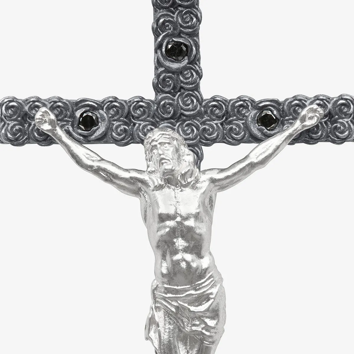 DIAMONDS'N'ROSES Silver Crucifix Amulet sold by Marco Dal Maso product image thumbnail 2
