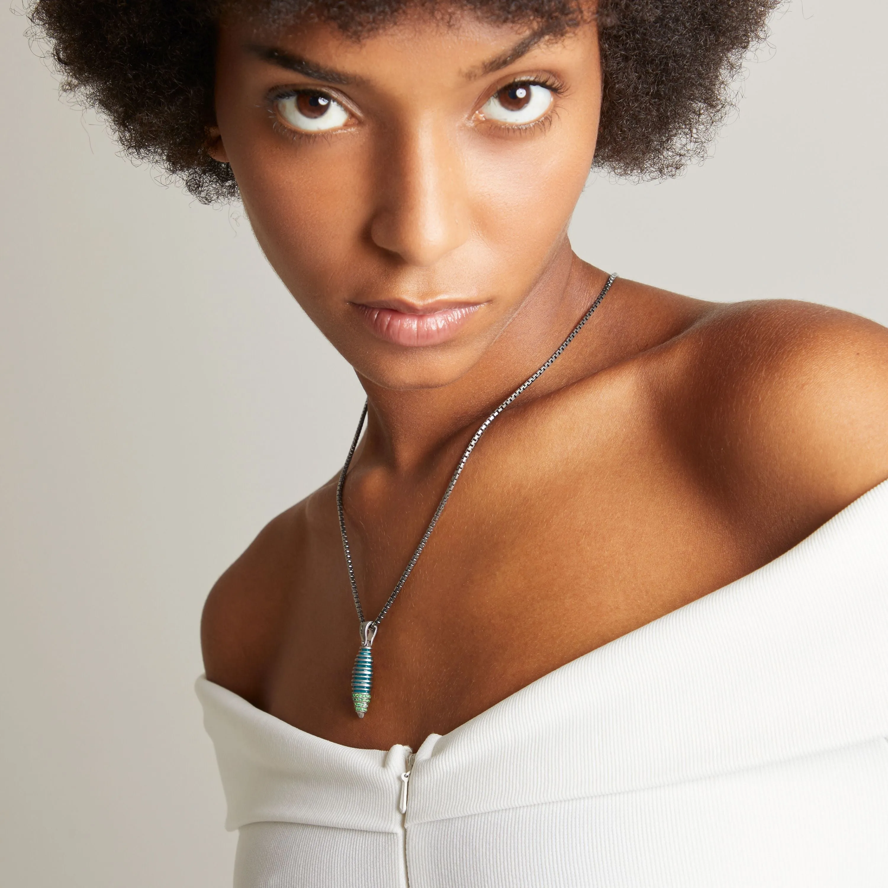 ACIES COCOON GEMSTONE PENDANT sold by Marco Dal Maso product image thumbnail 2