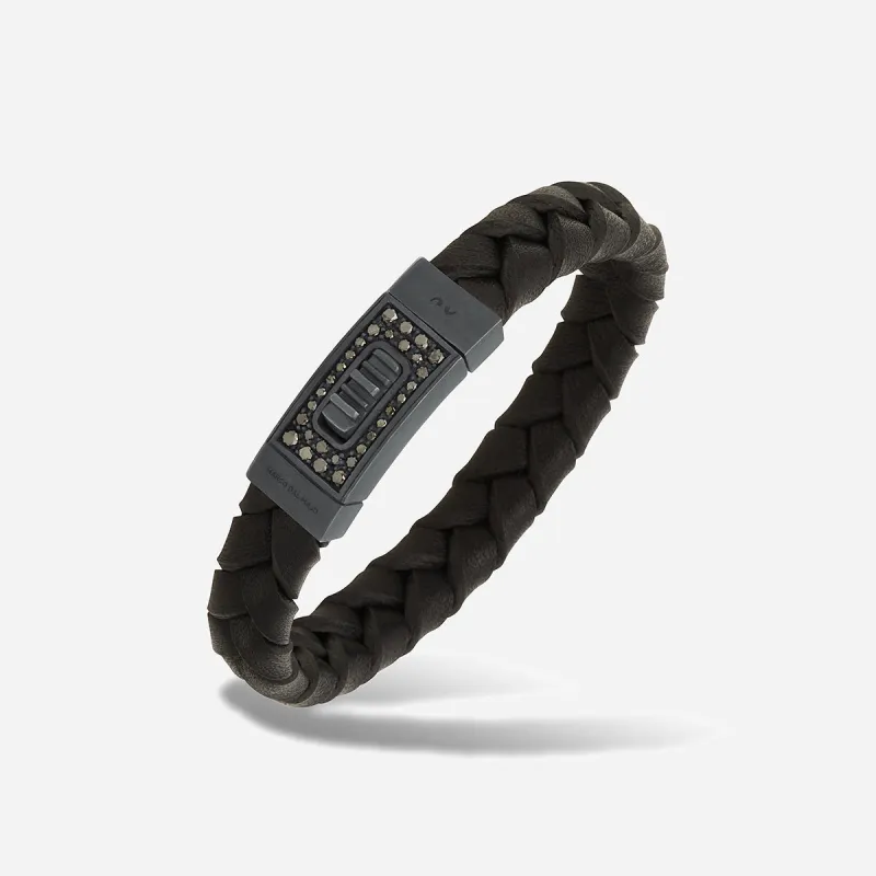 Gladiator Braided Leather Bracelet sold by Marco Dal Maso
