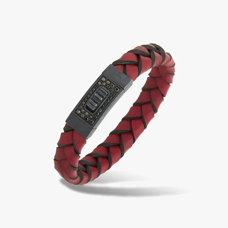 GLADIATOR Braided Leather Bracelet sold by Marco Dal Maso