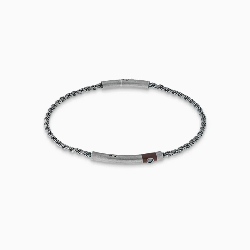 ULYSSES Cord Chain and Enamel Bracelet sold by Marco Dal Maso