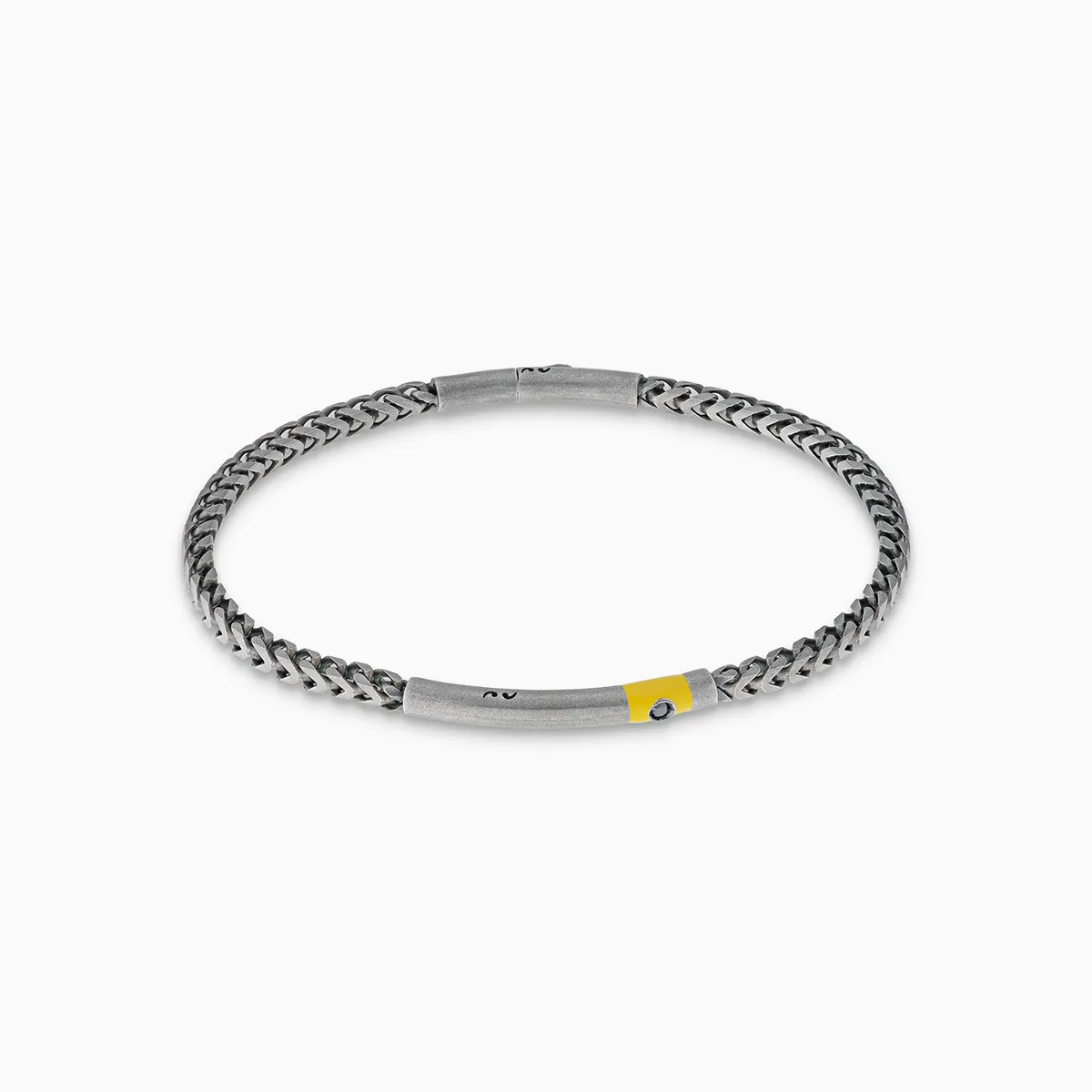 ULYSSES Chevron Chain and Enamel Bracelet sold by Marco Dal Maso