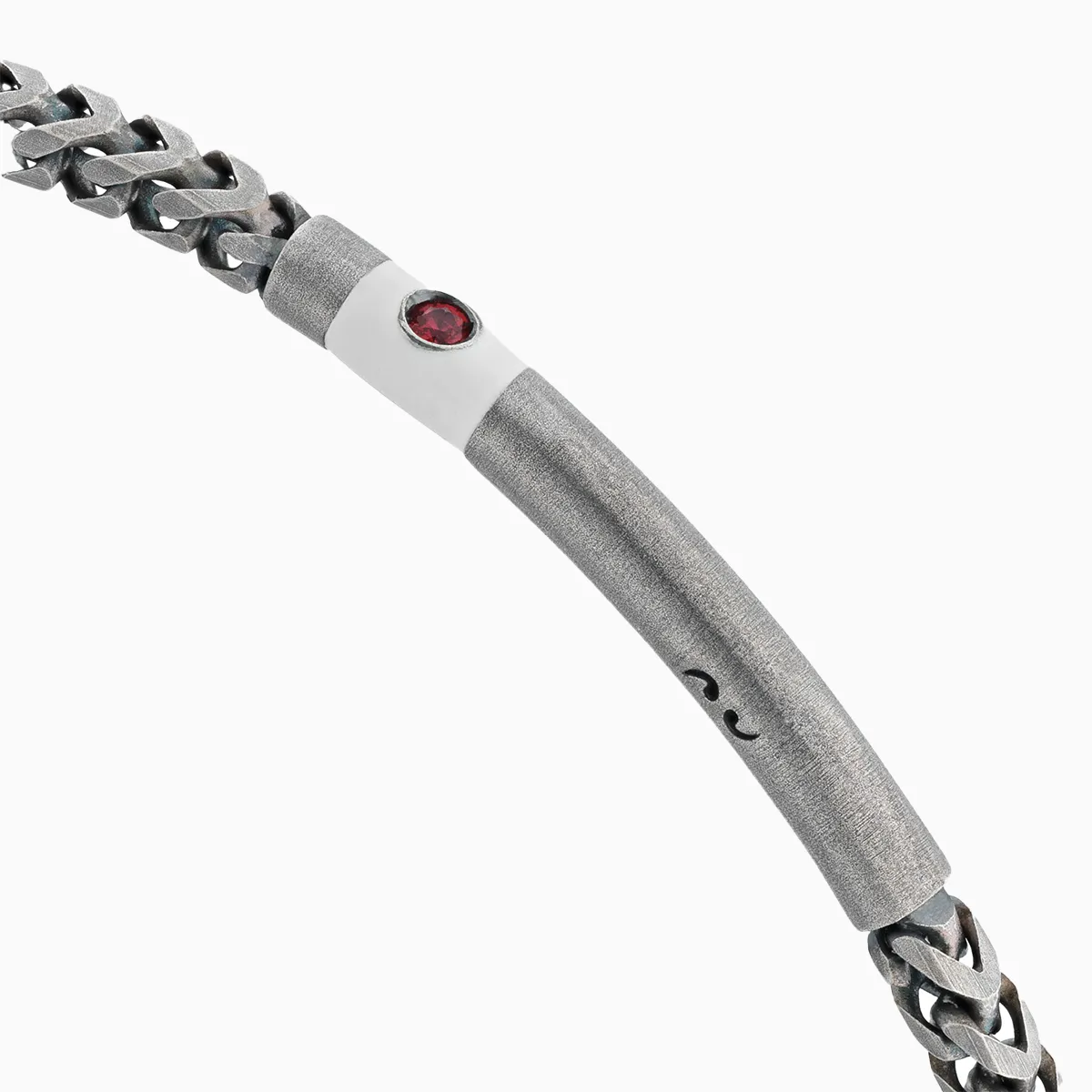 ULYSSES Chevron Chain and Enamel Bracelet sold by Marco Dal Maso product image thumbnail 3