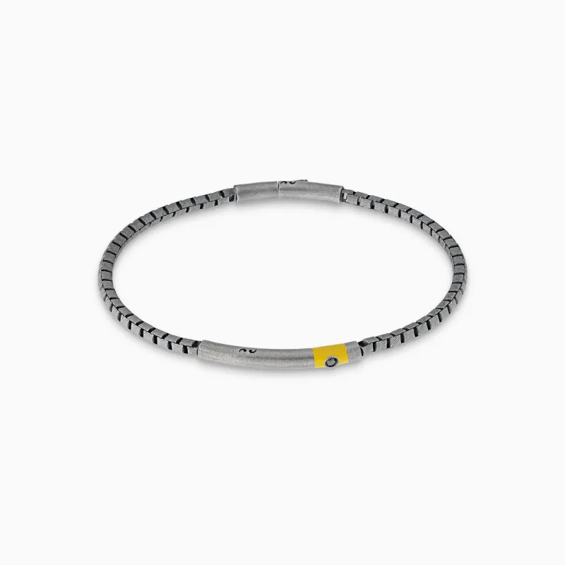 ULYSSES Chain and Enamel Bracelet sold by Marco Dal Maso