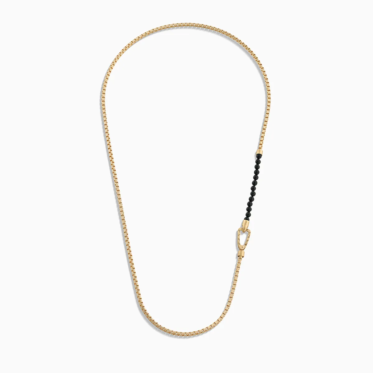 ULYSSES 4mm Onyx Bead Chain Necklace sold by Marco Dal Maso