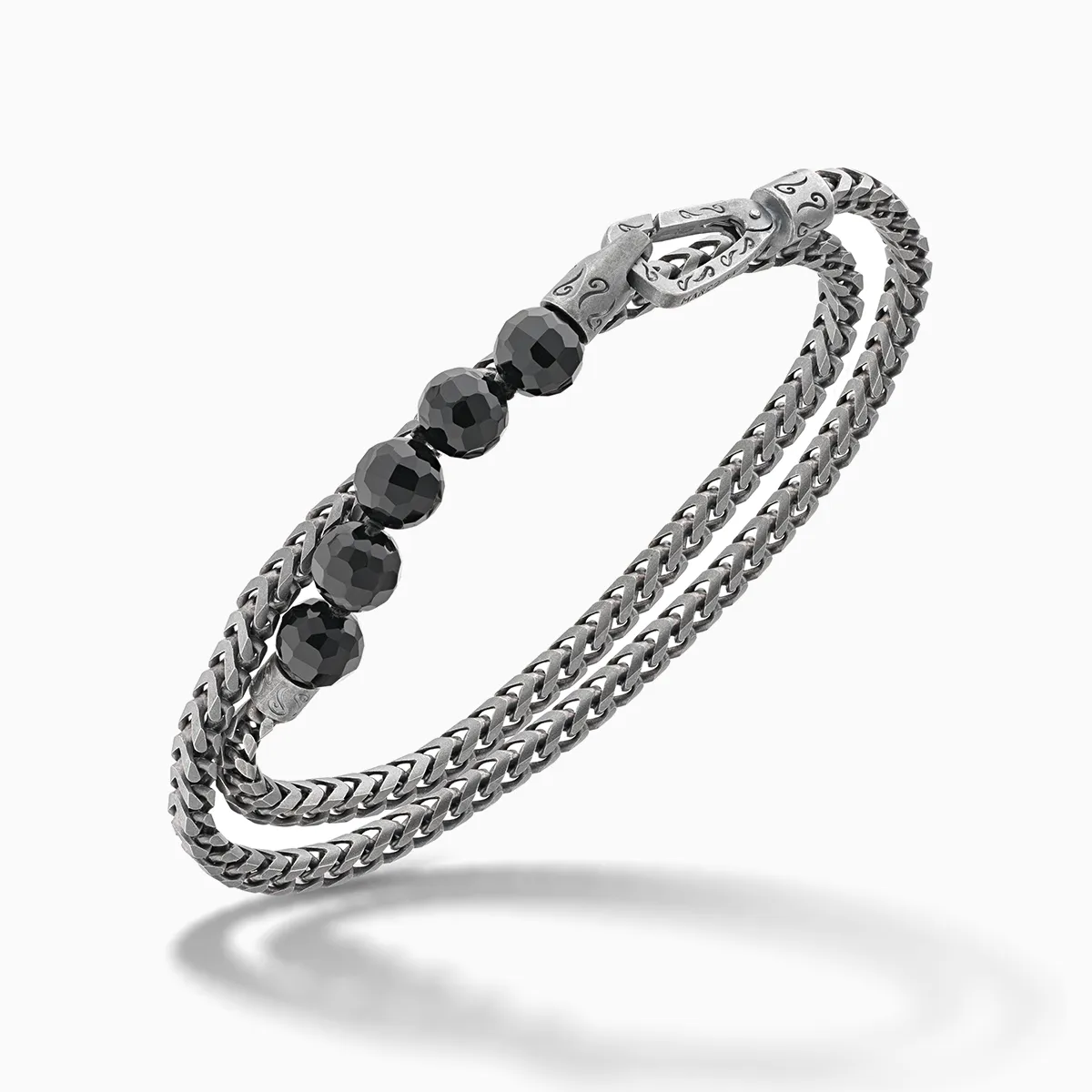 ULYSSES Double Wrap Bracelet With Beads sold by Marco Dal Maso