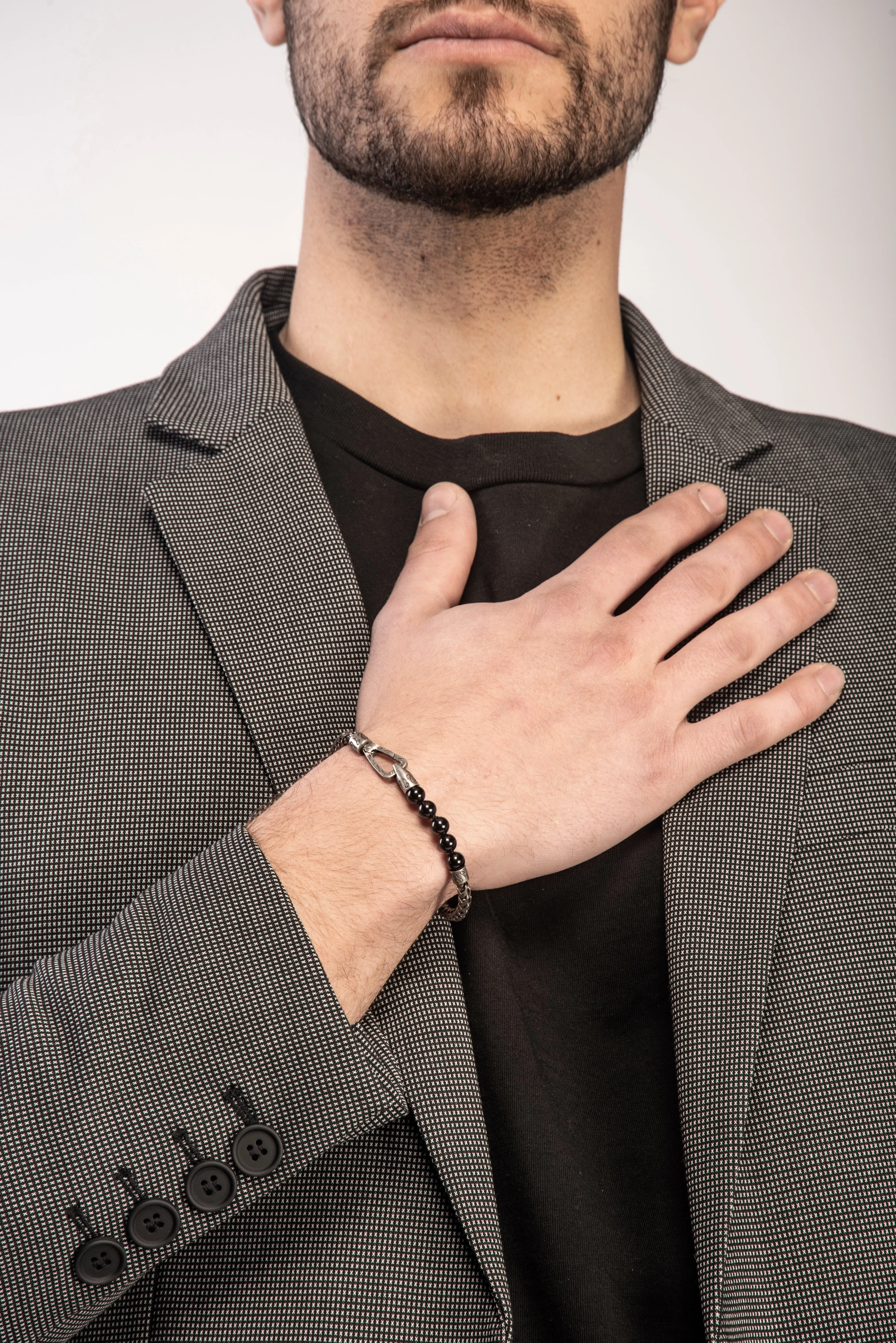 ULYSSES Beaded Chain Bracelet sold by Marco Dal Maso product image thumbnail 4