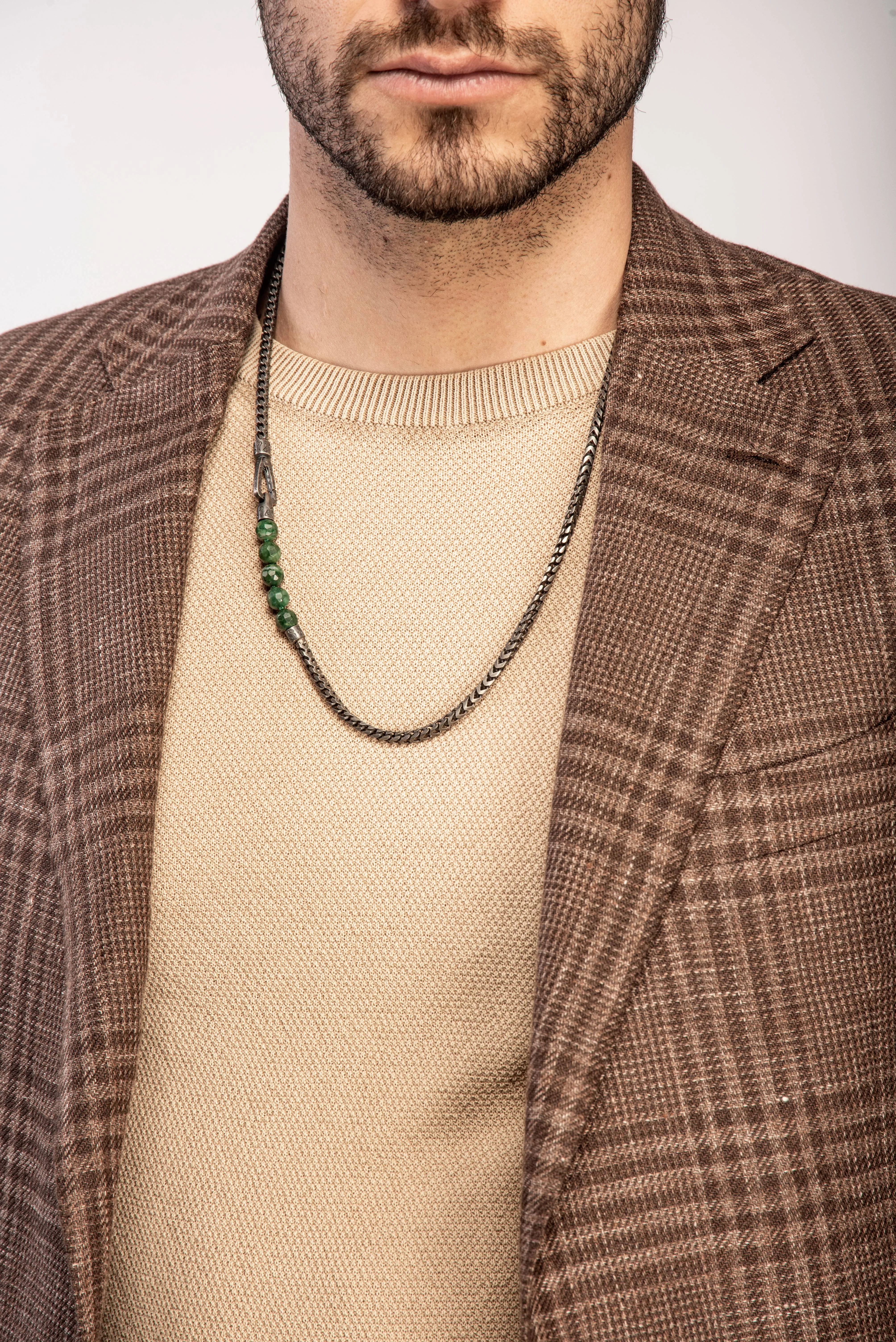 ULYSSES Chain & Bead Necklace sold by Marco Dal Maso product image thumbnail 2