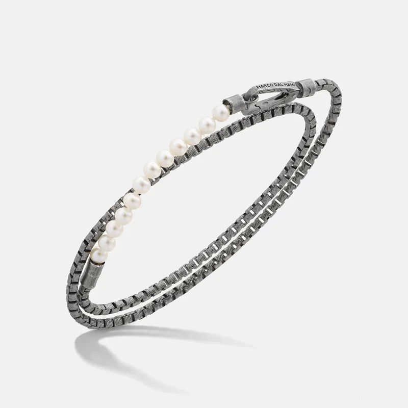 ULYSSES Double Wrap Bracelet With Mini Beads sold by Marco Dal Maso