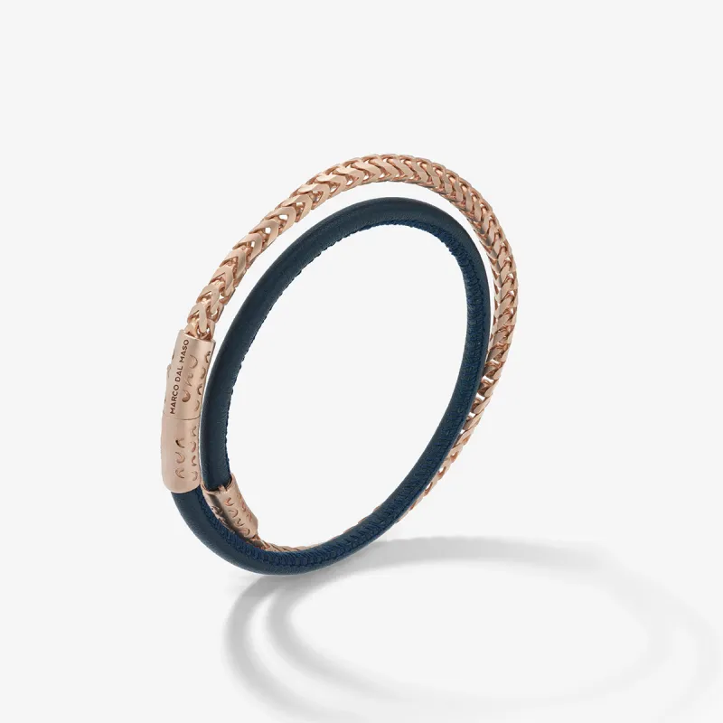 LASH Chain & Smooth Leather Bracelet sold by Marco Dal Maso