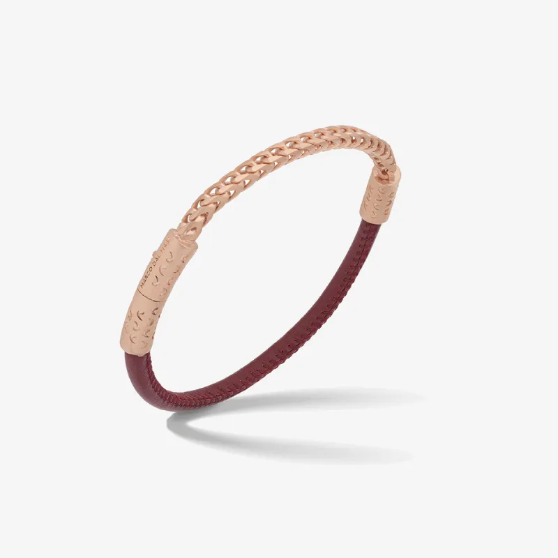 LASH Chain & Smooth Leather Bracelet sold by Marco Dal Maso