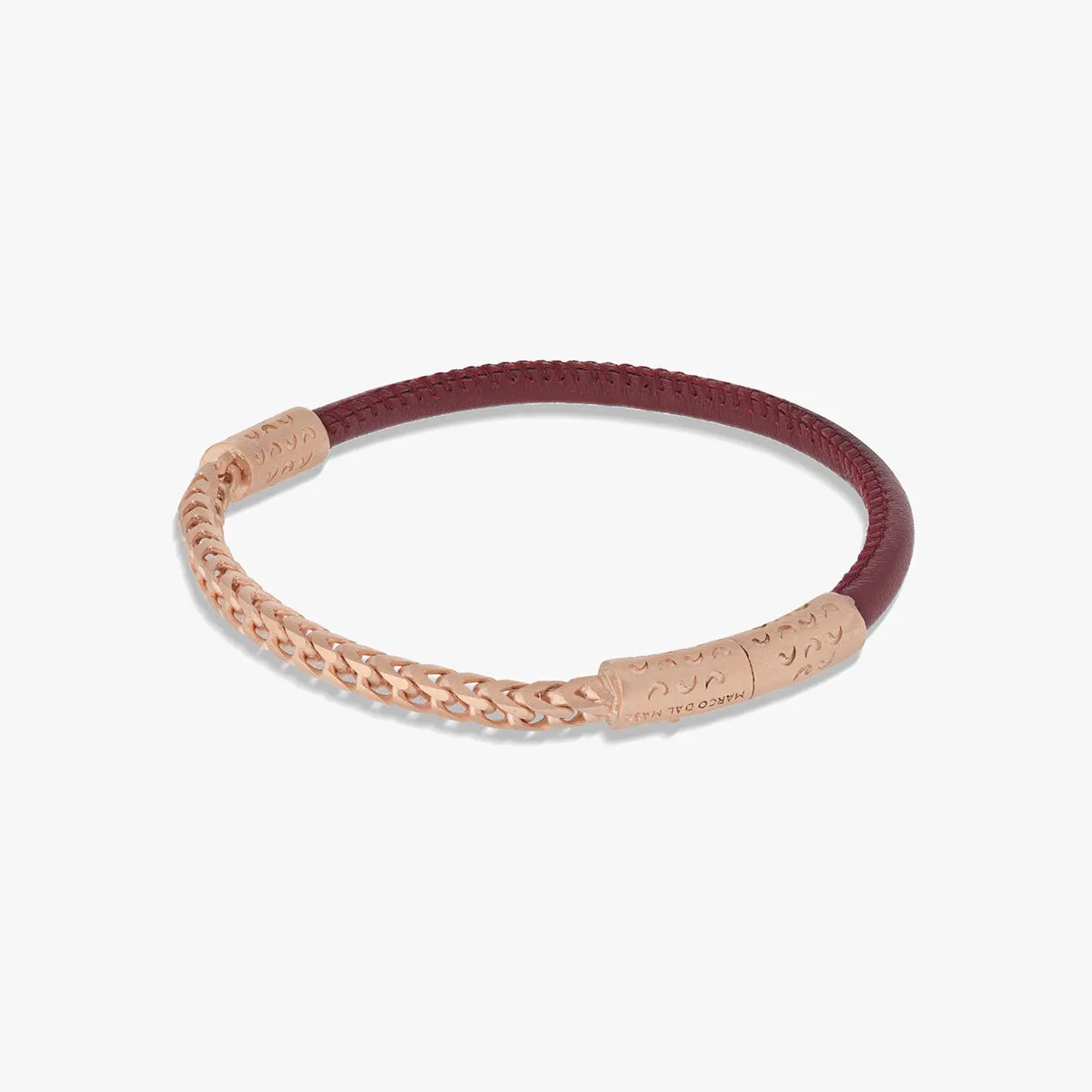LASH Chain & Smooth Leather Bracelet sold by Marco Dal Maso product image thumbnail 2