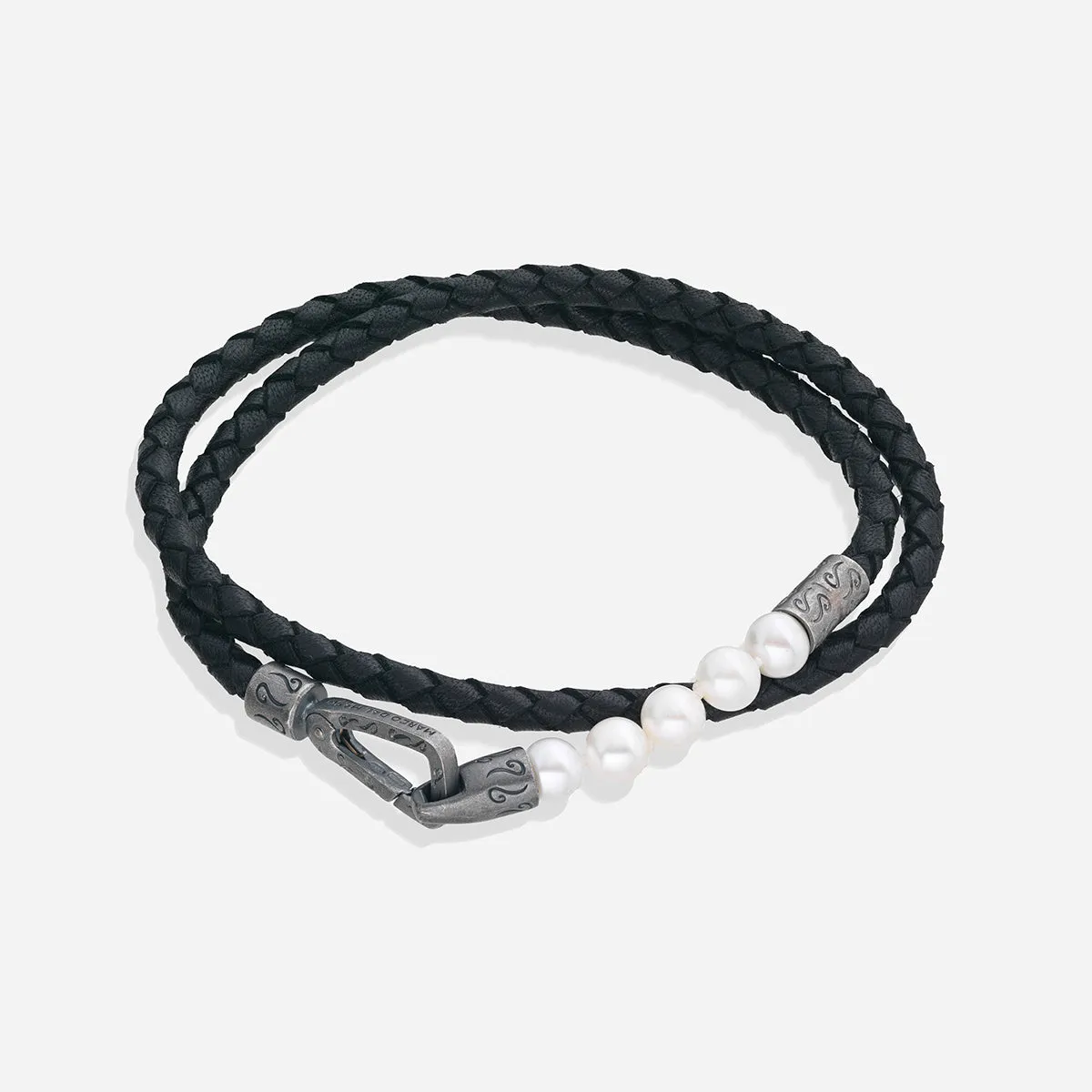 LASH 6 mm Beaded Double Bracelet sold by Marco Dal Maso product image thumbnail 3