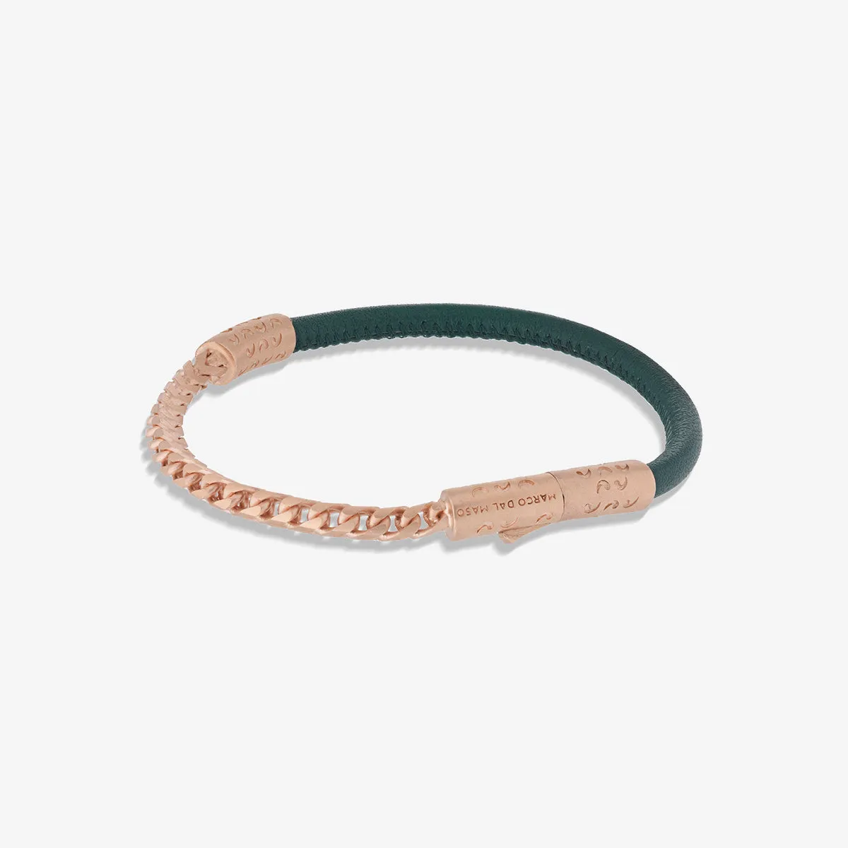 LASH Chain & Smooth Leather Bracelet sold by Marco Dal Maso product image thumbnail 2