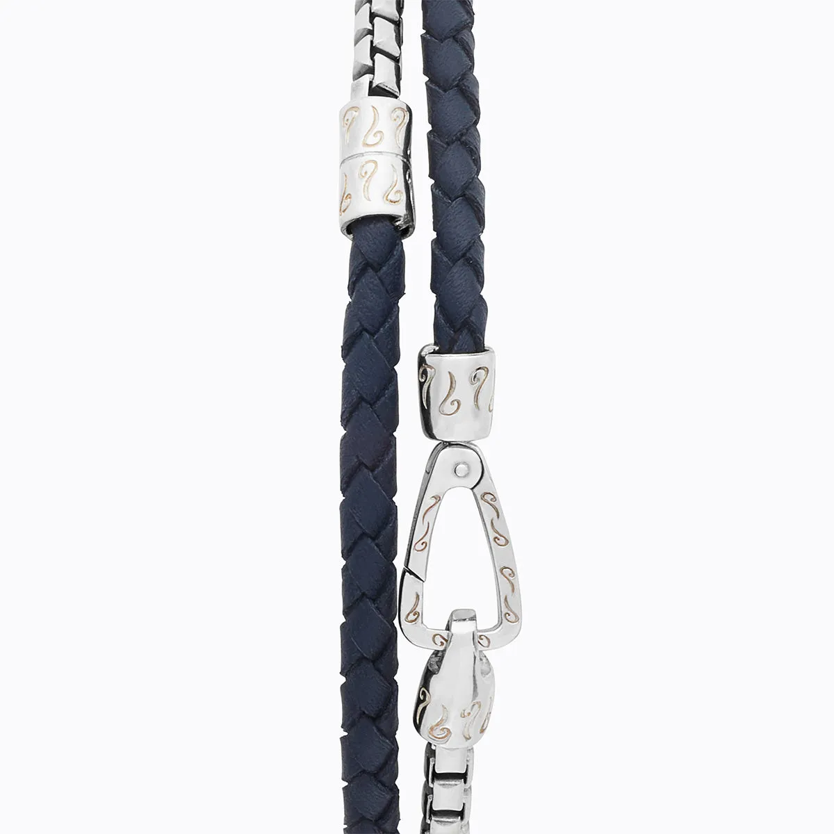 LASH Box Chain & Braided Leather Bracelet sold by Marco Dal Maso product image thumbnail 2
