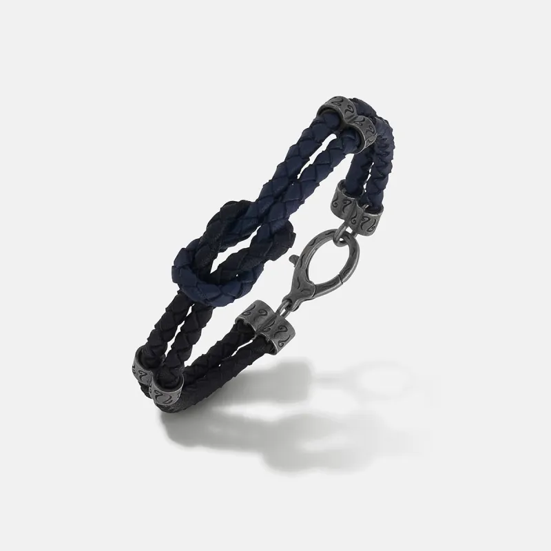 LASH Marine Knot & Double Leather Bracelet sold by Marco Dal Maso