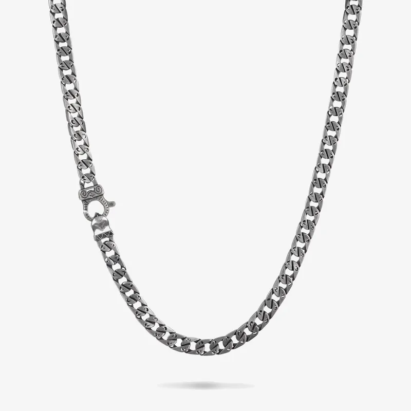 FLAMING TONGUE 6MM Necklace with Black Diamonds sold by Marco Dal Maso