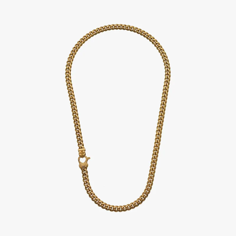 FLAMING TONGUE Cuban Link Necklace sold by Marco Dal Maso