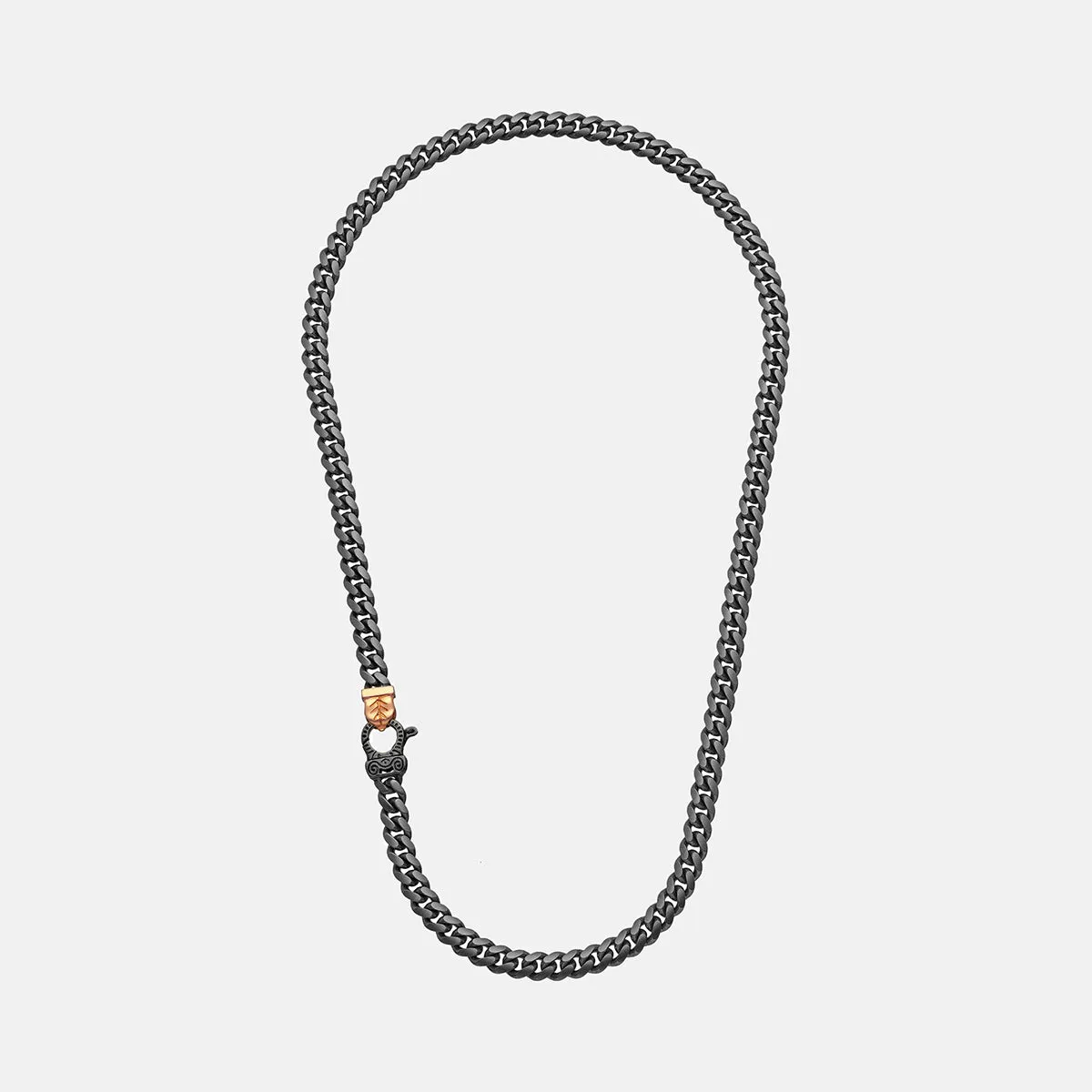 FLAMING TONGUE Cuban Link Necklace sold by Marco Dal Maso