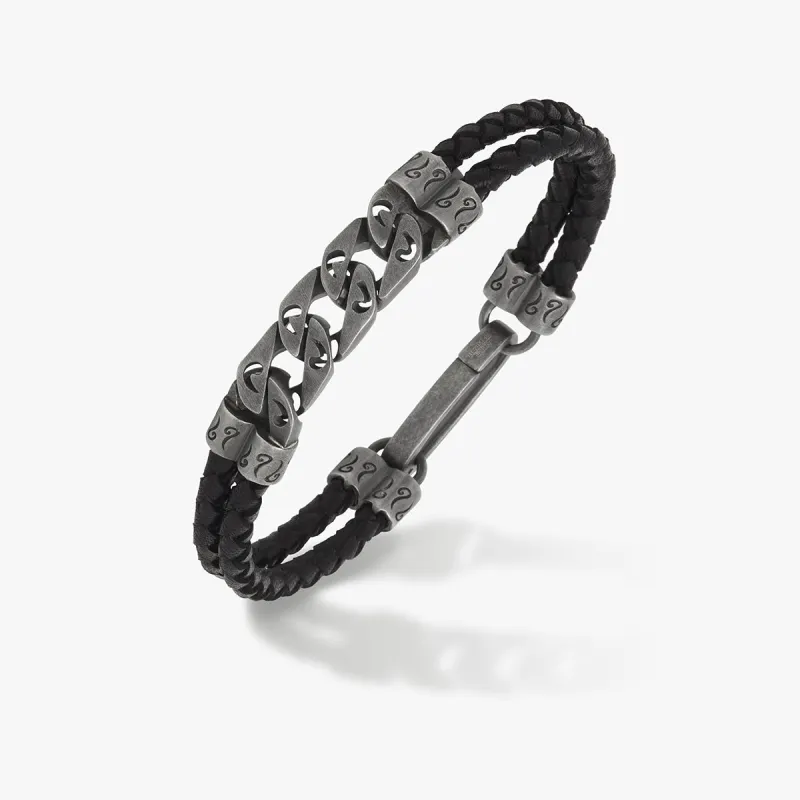 FLAMING TONGUE Chain ID Double Wrap Bracelet sold by Marco Dal Maso