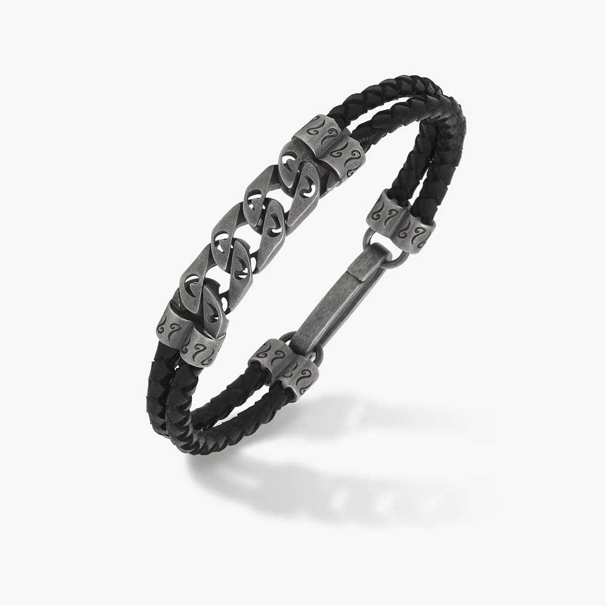 FLAMING TONGUE Chain ID Double Wrap Bracelet sold by Marco Dal Maso