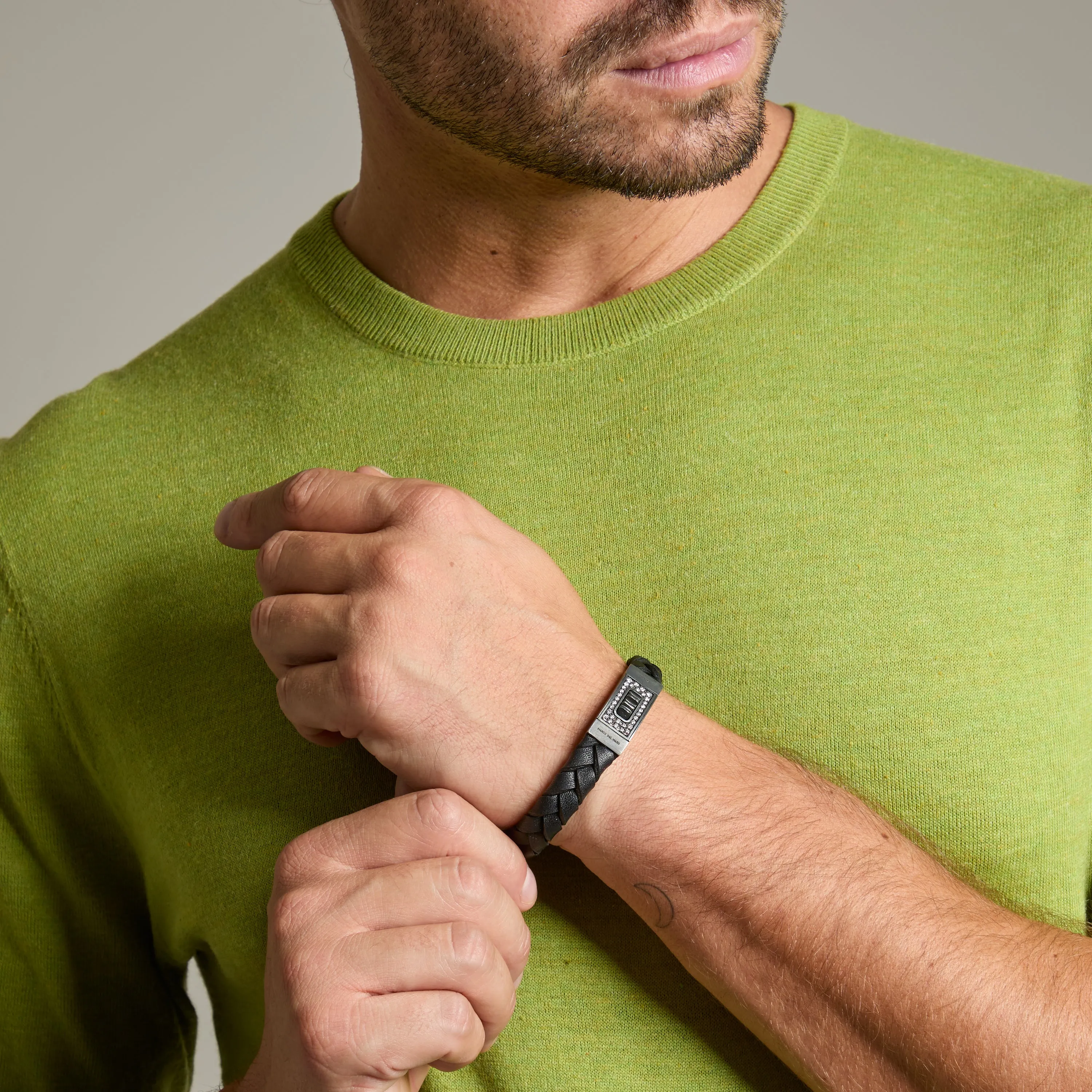 GLADIATOR Leather Bracelet sold by Marco Dal Maso product image thumbnail 4