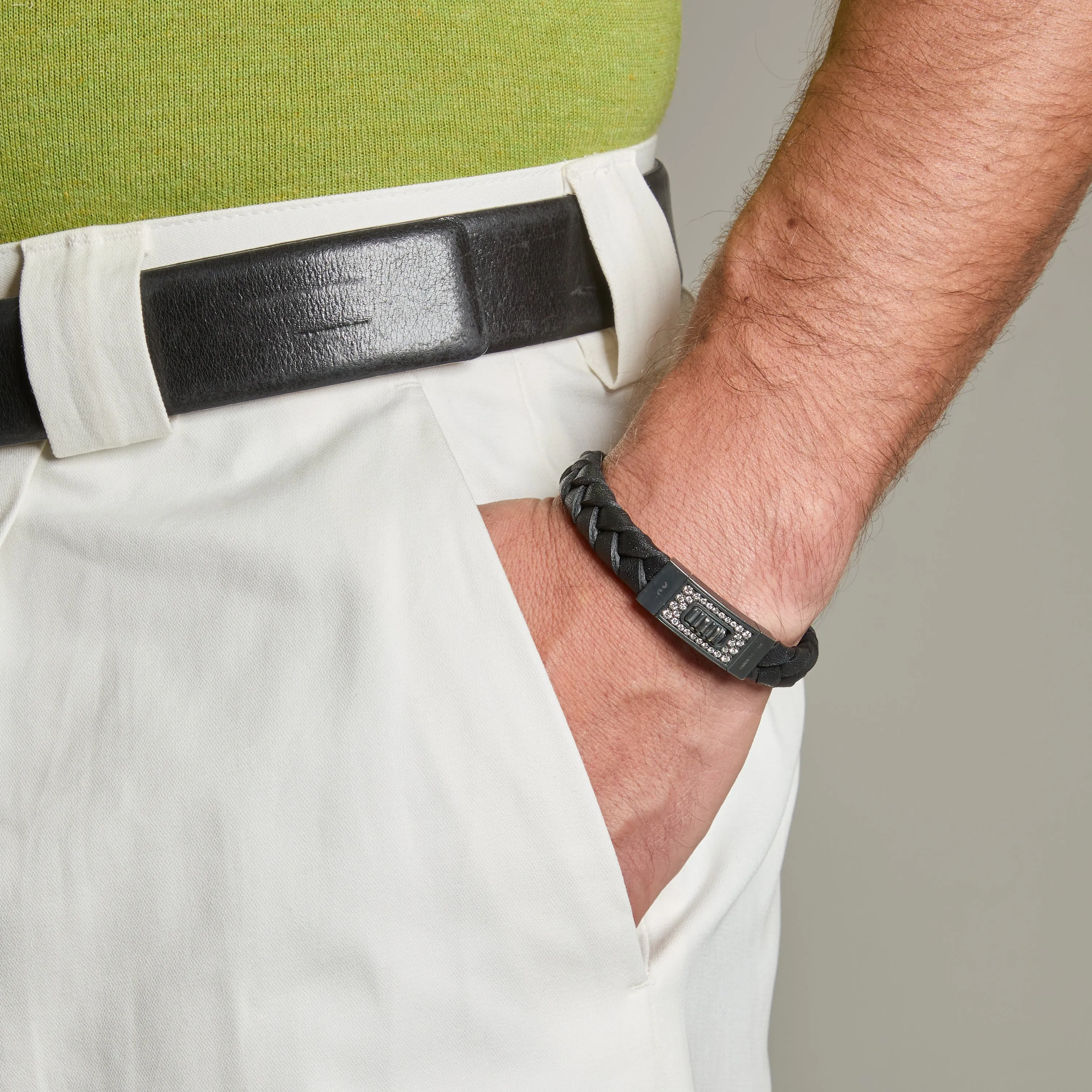 GLADIATOR Leather Bracelet sold by Marco Dal Maso product image thumbnail 2