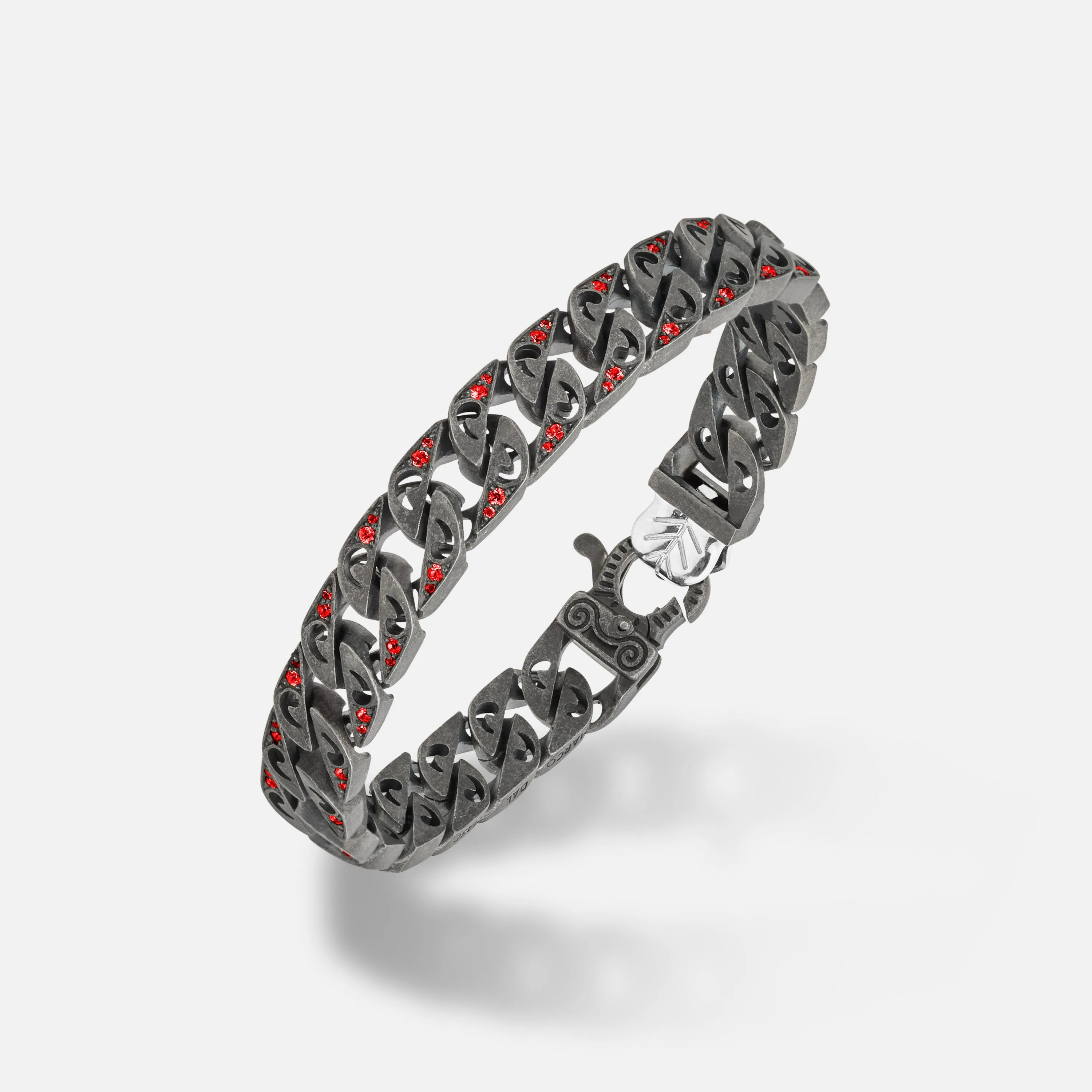 FLAMING TONGUE Molten Loop Wide Bracelet sold by Marco Dal Maso
