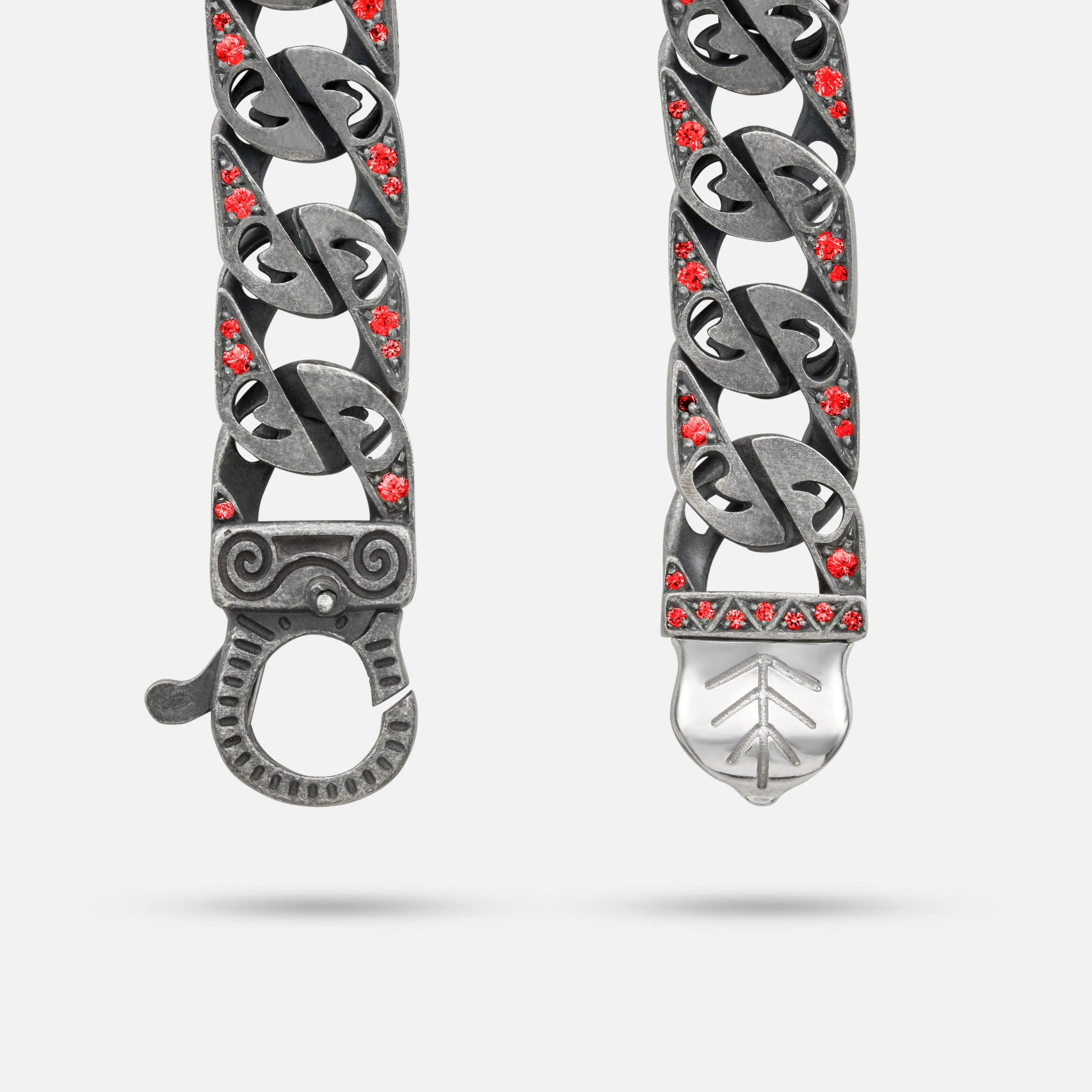 FLAMING TONGUE Molten Loop Wide Bracelet sold by Marco Dal Maso product image thumbnail 3