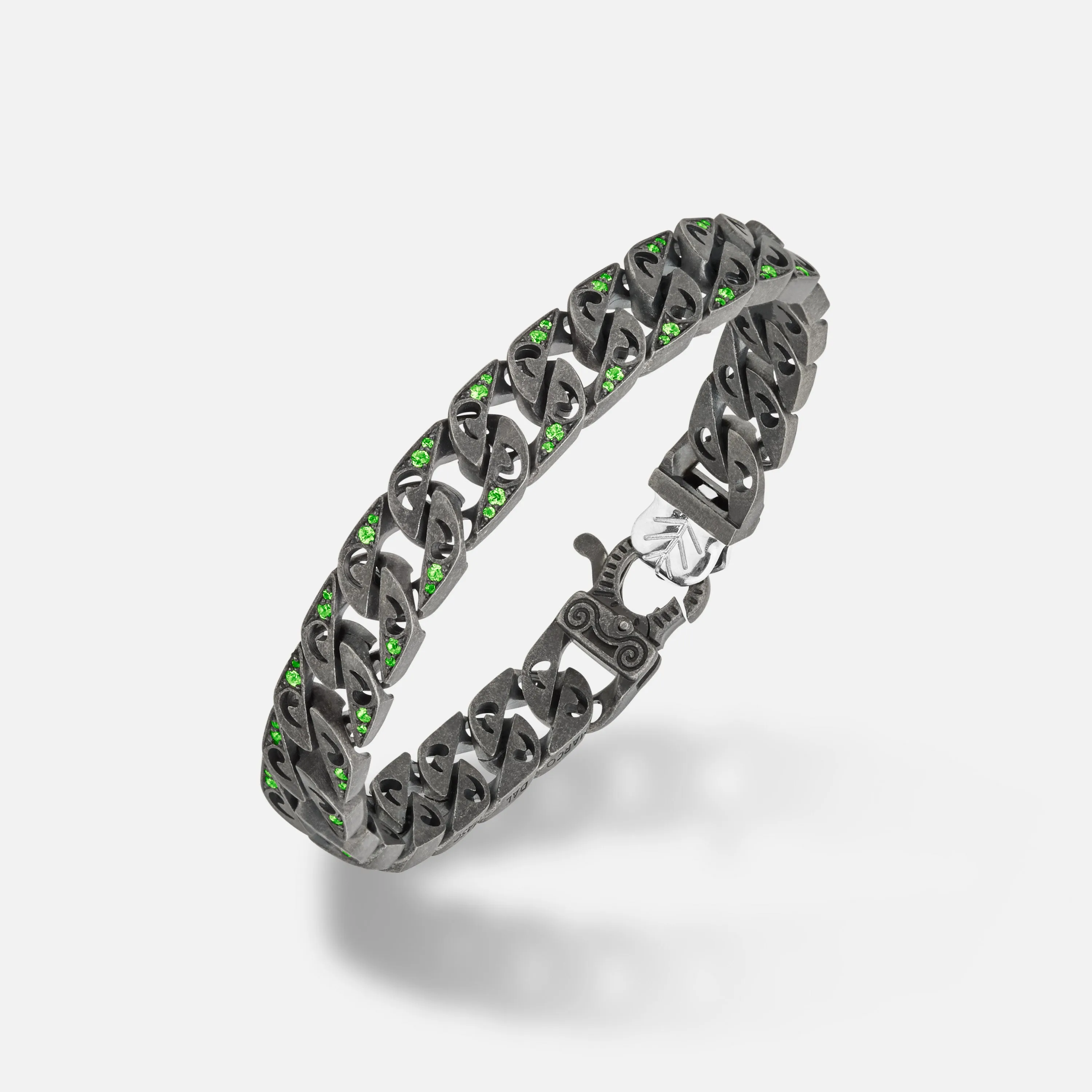 FLAMING TONGUE Molten Loop Wide Bracelet sold by Marco Dal Maso