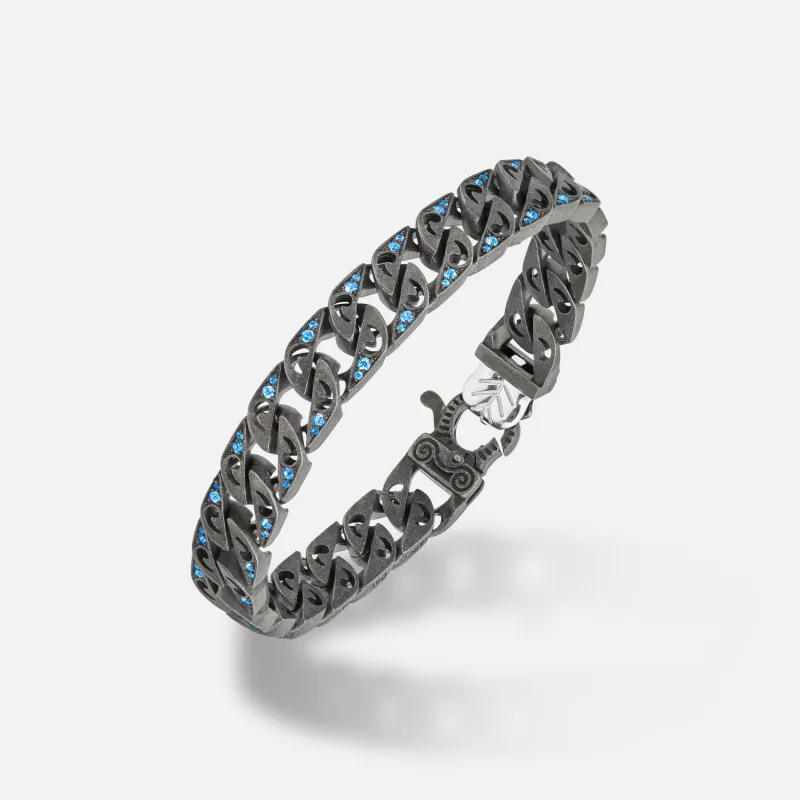 FLAMING TONGUE Molten Loop Wide Bracelet sold by Marco Dal Maso