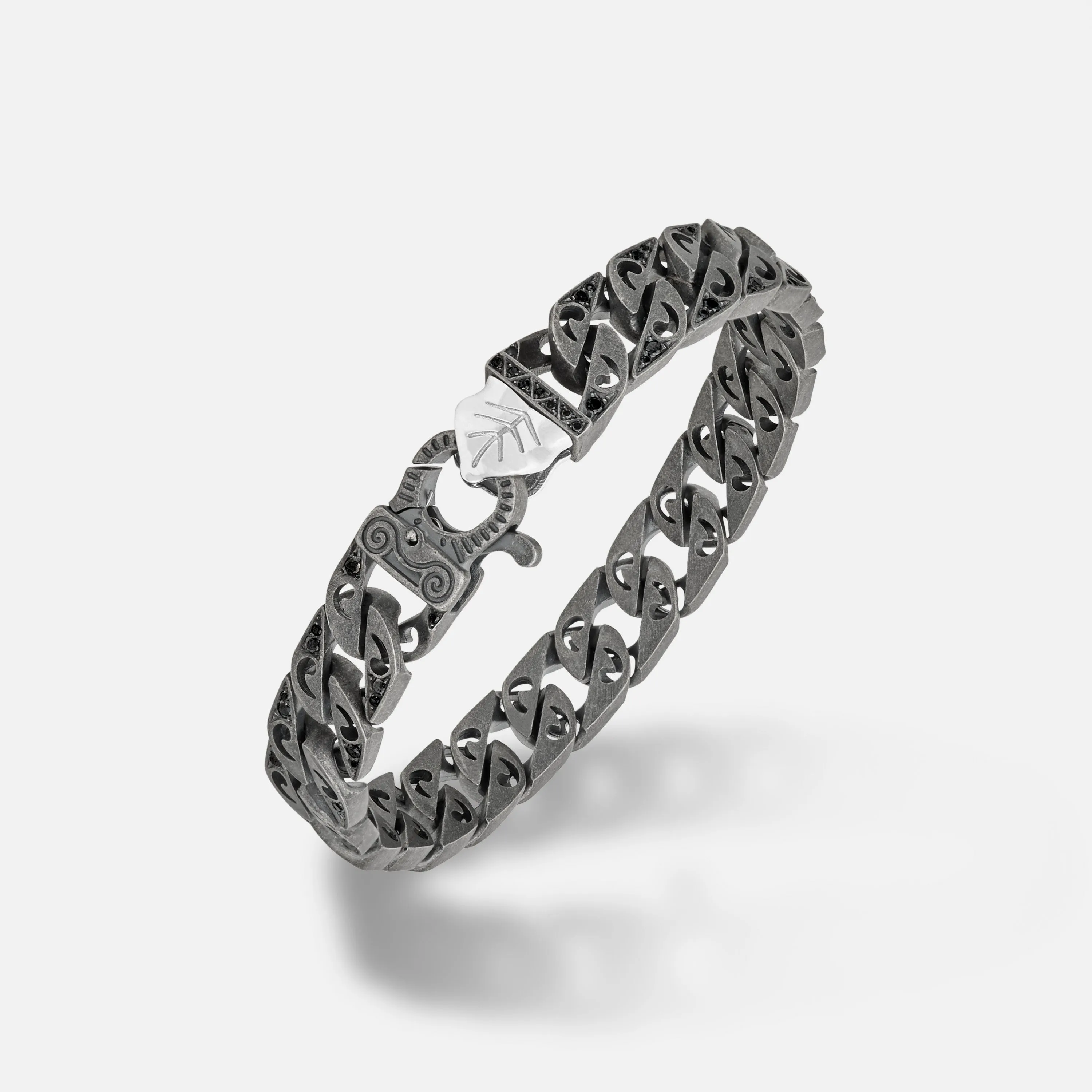 FLAMING TONGUE Molten Loop Wide Bracelet sold by Marco Dal Maso product image thumbnail 3