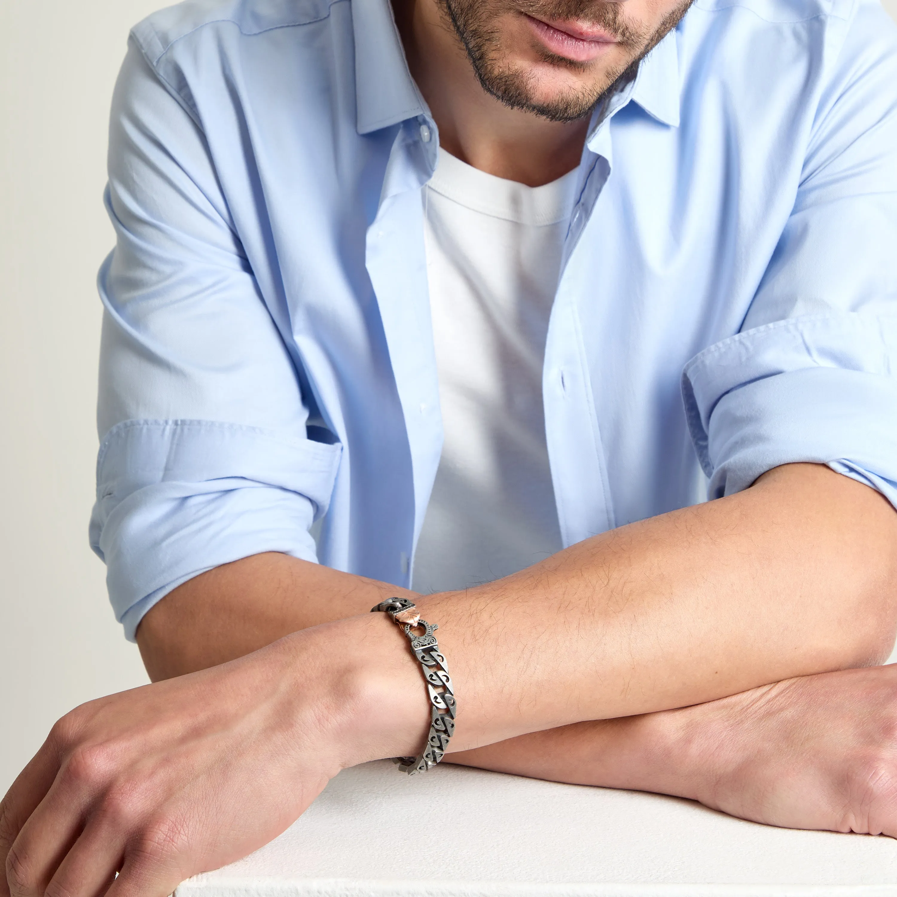 FLAMING TONGUE Molten Loop Bracelet sold by Marco Dal Maso product image thumbnail 3