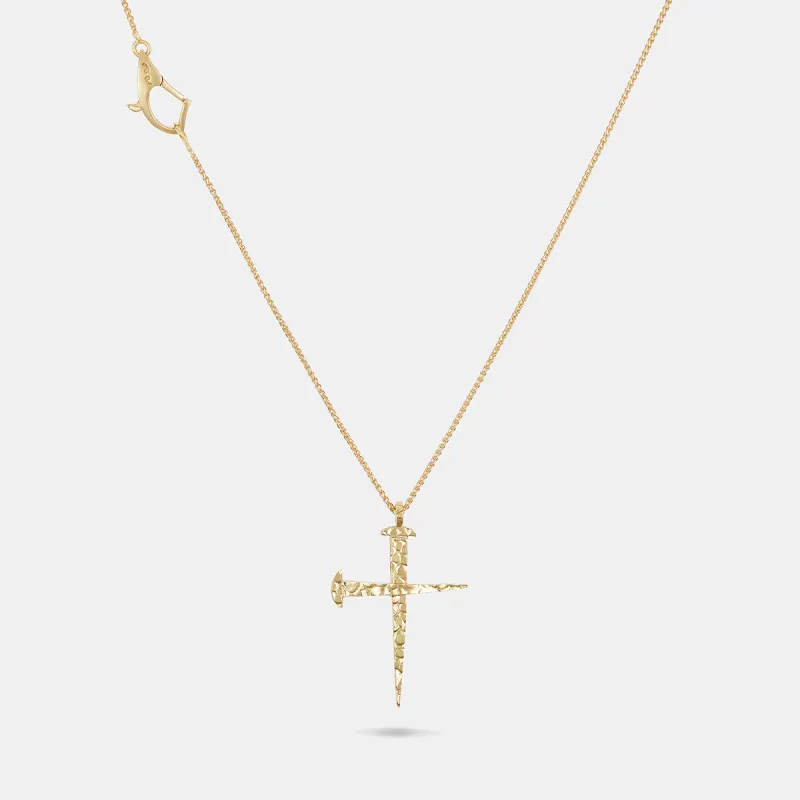 FORGED TRANSCENDENCE Hammered Gold Pendant sold by Marco Dal Maso