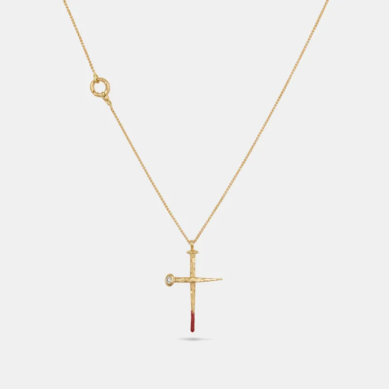 FORGED TRANSCENDENCE Gemstone Gold Pendant sold by Marco Dal Maso