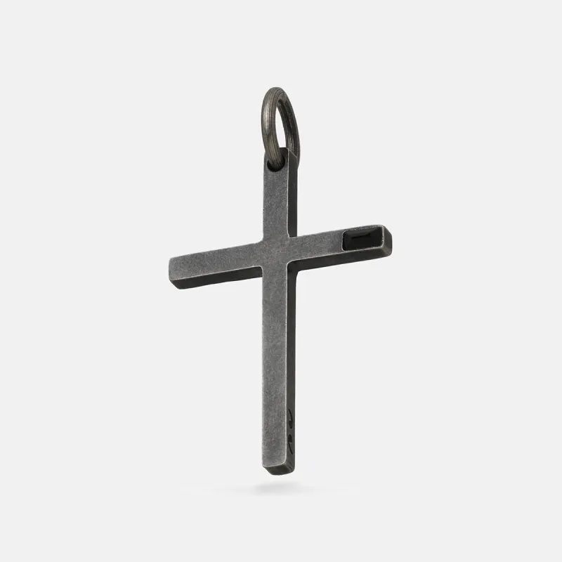 THE CROSS Latin Amulet with Side Gemstone sold by Marco Dal Maso