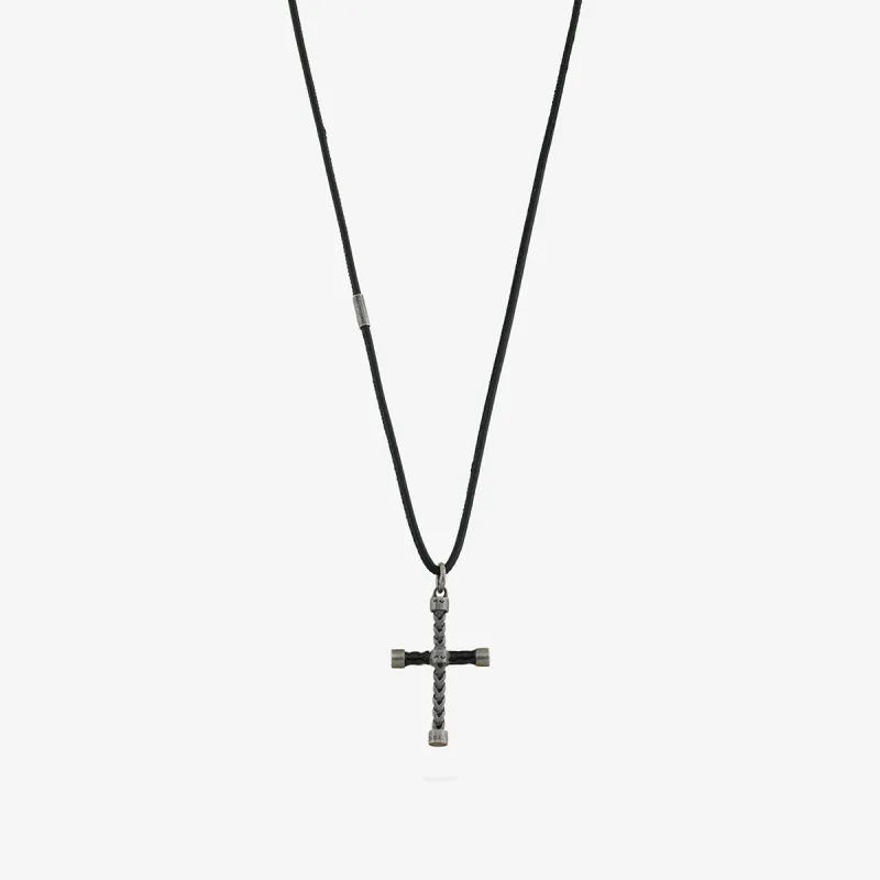 THE CROSS Enamel Chain Pendant sold by Marco Dal Maso