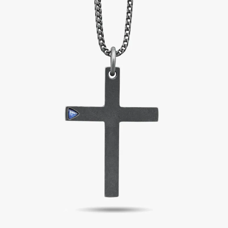 THE CROSS Latin Pendant with Stone sold by Marco Dal Maso