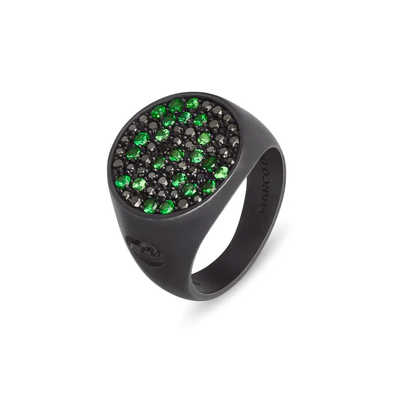 MONETA Pave Signet Ring sold by Marco Dal Maso