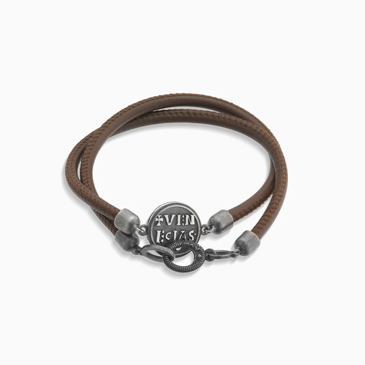 MONETA Leather Bracelet sold by Marco Dal Maso product image thumbnail 3